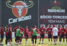 Diego fica fora de treino e Dorival faz mistério no Flamengo para sexta