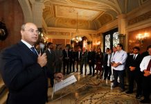 Witzel pede à banca federal apoio por pauta de desenvolvimento Witzel pede apoio da banca federal