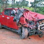  Após troca de tiros com a PM, suspeitos perdem o controle da direção do veículo no Trevo dos 40 e capota na rodovia – DivulgaçãoPM-2