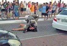 Após agressão contra guardas, mulher é liberada depois de pagar fiança de R$ 5 mil