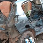 Oficina de desmanche de veículos funcionava no bairro Jardim Carioca, em Macaé – Divulgação/PM 