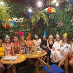 1 A Jeanne Lee, eu, Rita Bersot, Rowena Bernardes, Dayse, Marilia, Margaret, Rosaly Chaloub, Roselle Galvao, Monica Canellas e Leila Ledo