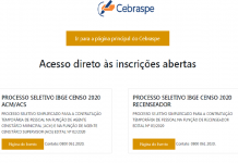 Censo 2020 com inscrições até dia 24