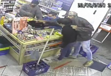 Câmera de circuito interno flagra assalto em mercado (veja o vídeo)