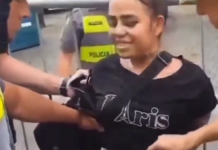 Mulher debocha da PM ao ser presa com 13 celulares na roupa