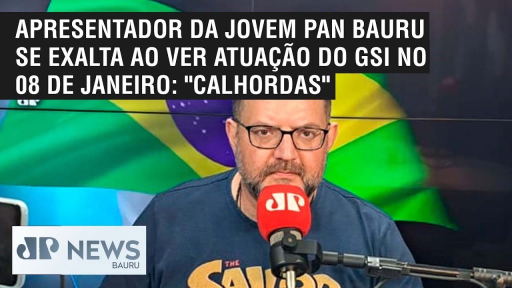 Apresentador da Jovem Pan Bauru se exalta ao ver atuação do GSI no 08