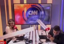 Estrutura em estúdio da CNN cai na cabeça de âncoras ao vivo