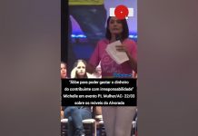 Michelle em evento PL Mulher no Acre fala sobre os móveis do Alvorada (vídeo)