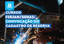 Qualificação: classificados são chamados para matrícula de cursos em parceria com a Firjan/Senai