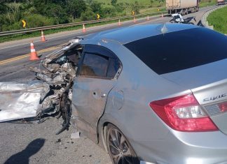 Policial Militar morre em acidente na BR-101, em Macaé