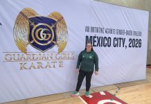 Macaense Samara Jardim participa de capacitação internacional do programa Guardian Girls WKf no Comitê Olímpico do México