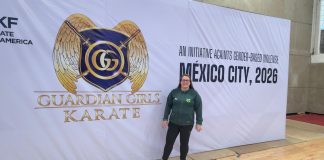 Macaense Samara Jardim participa de capacitação internacional do programa Guardian Girls WKf no Comitê Olímpico do México