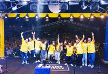Mesmo com o empate entre Brasil e Marrocos, Os Garotin garantiram a alegria do público em Macaé