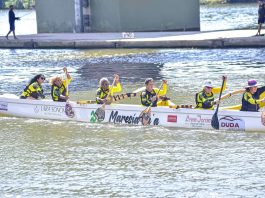 Kwanita Waa, grupo macaense de canoagem, vence competição nacional com equipe feminina 60+ e traz ouro para Macaé