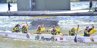 Kwanita Waa, grupo macaense de canoagem, vence competição nacional com equipe feminina 60+ e traz ouro para Macaé