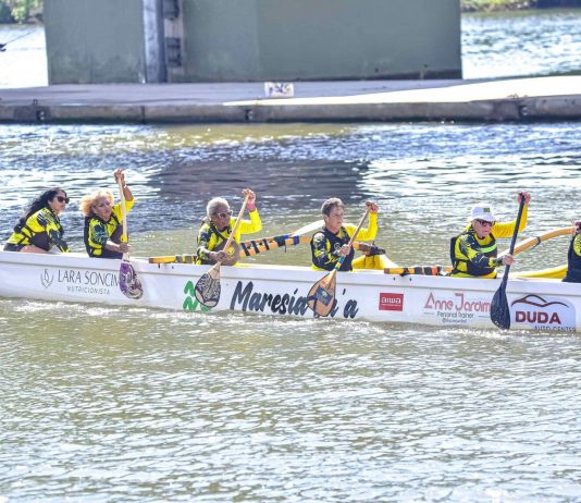 Kwanita Waa, grupo macaense de canoagem, vence competição nacional com equipe feminina 60+ e traz ouro para Macaé