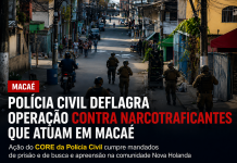 Polícia Civil deflagra operação contra narcotraficantes em Macaé