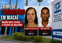 Mulher é morta a facadas pelo ex-companheiro em Macaé