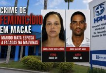 Mulher é morta a facadas pelo ex-companheiro em Macaé
