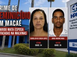 Mulher é morta a facadas pelo ex-companheiro em Macaé