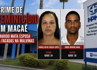 Mulher é morta a facadas pelo ex-companheiro em Macaé