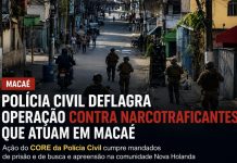 Polícia Civil deflagra operação contra narcotraficantes em Macaé