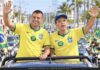 Douglas Ruas e Chico Machado participam de motocarreata em Macaé