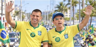 Douglas Ruas e Chico Machado participam de motocarreata em Macaé